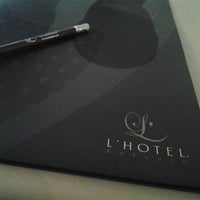 Photo taken at L&amp;#39;Hotel by Ameena A. on 5/15/2012