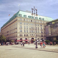 Photo taken at Hotel Adlon Kempinski Berlin by Flavio C. on 7/23/2012