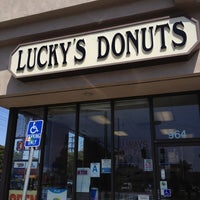 Photo taken at Lucky&amp;#39;s Donuts by Radford N. on 4/27/2012