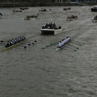 Photo taken at The Boat Race 2014 by funky.rose ^. on 4/7/2012