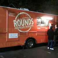 Photo taken at Rounds Premium Burgers Truck by Angela R. on 4/15/2012