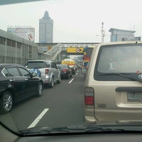 Photo taken at Gerbang Tol Tebet 1 by Sony Frey S. on 6/11/2012