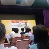Photo taken at Ai Tong School by Hazel M. on 8/30/2012