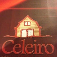 Photo taken at Celeiro Restaurante, Choperia &amp; Pizzaria by Sandro Q. on 5/18/2012
