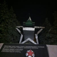 Photo taken at Памятник Танкистам by Irina on 8/2/2012