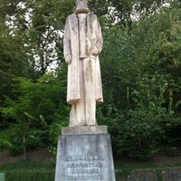 Photo taken at Leopold II Statue Jardin Du Roi by Mike H. on 8/29/2012