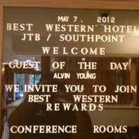 รูปภาพถ่ายที่ Best Western Hotel Jtb/Southpoint โดย Alvin Y. เมื่อ 5/7/2012