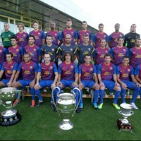 Photo taken at The Camp Nou Stadium by Joez ​. on 4/21/2012