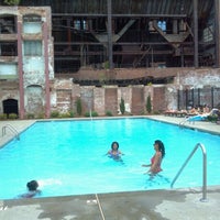 Photo taken at Cotton Mill Lofts Pool by Rawle F. on 5/28/2012