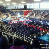 Photo taken at Burr Gymnasium by The P. on 5/11/2012