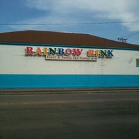 Photo taken at Rainbow Rink Skating &amp;amp; Entertainment Center by Dan M. on 3/15/2012