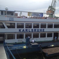 Photo taken at Fahrgastschiff MS Karlsruhe by Peter S. on 8/20/2012