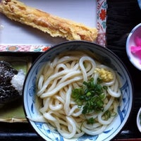 Photo taken at うどん富永 by takashi u. on 4/7/2012