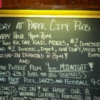 Photo taken at Paper City Pub by Meghan on 7/5/2012