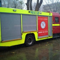 Photo taken at Euston Fire Station by Eddie S. on 3/12/2012