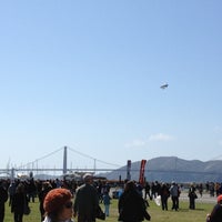 Photo taken at GGB75 PG&amp;amp;E Booth Fillmore Street and Marina Green by Melissa B. on 5/27/2012
