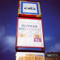 Photo taken at Dejvická (tram) by Hakume E. on 7/18/2012