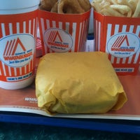 Photo taken at Whataburger by Monica D. on 4/3/2012
