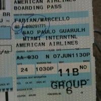Photo taken at Check-in American Airlines by Marcello F. on 6/7/2012