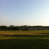 Photo taken at Old Holland Road Field by Taka S. on 6/14/2012