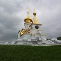 Photo taken at Храм Серафима Саровского by Evgeny B. on 8/30/2012