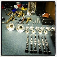 Photo taken at SG Marching Band Room by Chayon T. on 3/8/2012