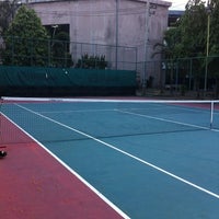 Photo taken at Tennis court | Kasetsart Sport Center by Parinya on 3/29/2012