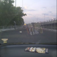 Photo taken at Gerbang Tol Angke 1 by Fenli L. on 3/25/2012
