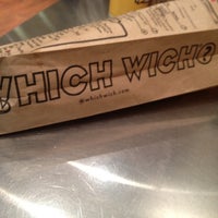 Photo taken at Which Wich? Superior Sandwiches by Jessica L. on 2/12/2012