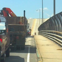 Photo taken at John Byrne-Greenpoint Avenue Bridge by Juni B. on 6/7/2012