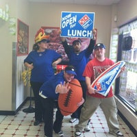 Photo taken at Domino&amp;#39;s Pizza by Kristin H. on 4/21/2012