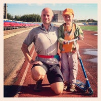 Photo taken at стадион за д.с.Антей by Тимофей П. on 7/21/2012