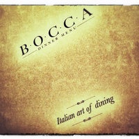 Photo taken at Bocca Italian Rest. by Mary L. on 4/12/2012