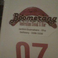 7/12/2012에 Eduardo S.님이 Boomerang Australian Steak &amp;amp; Bar에서 찍은 사진