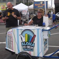 Photo taken at Aloha Pops Ice Cream Tricycle by Michael C. on 5/26/2012