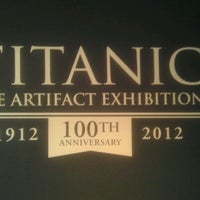 Photo taken at Titanic: The Artifact Exhibition by Amanda D. on 4/19/2012