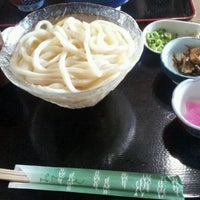 Photo taken at うどん富永 by Yue7uE on 5/1/2012