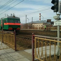 Photo taken at Платформа Пролетарcкая by Sheryl K. on 4/19/2012