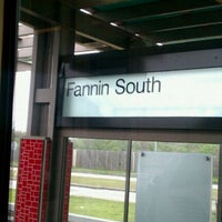Photo taken at METRORail Fannin South Station by Terrance R. on 3/10/2012