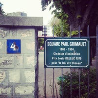 Photo taken at Square Paul Grimaud by Sébastien F. on 4/22/2012