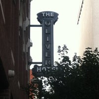Photo taken at The Oliver Hotel by Jon W. on 7/16/2012