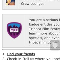 Photo taken at TFF 2012 Tribeca Crew Lounge by THE PLAYBOY™ on 4/18/2012