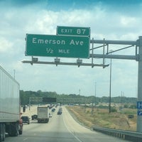 Photo taken at I-70 &amp;amp; Emerson Ave by AdoraAdoreHer on 7/15/2012