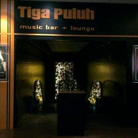 Photo taken at Tiga Puluh Music Bar + Lounge by Agung Y. on 7/7/2012