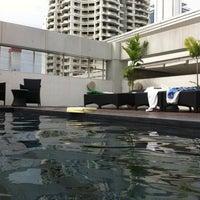Photo taken at I Residence&amp;#39;s Roof Top Swimming Pool by Jackson L. on 9/10/2012
