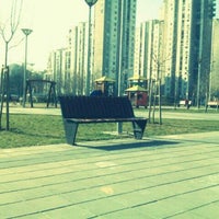 Photo taken at Park u bloku 62 by Vladan J. on 3/22/2012