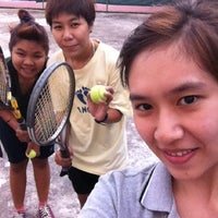 Photo taken at Tennis Court by MaFang E. on 3/23/2012