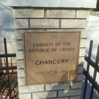 Photo taken at Embassy of Liberia by Kemah Z. on 2/3/2012