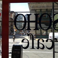 Photo taken at Soho Café by Nicole M. on 4/30/2012