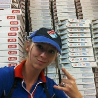 Photo taken at Domino&amp;#39;s Pizza by Brittany T. on 5/7/2012